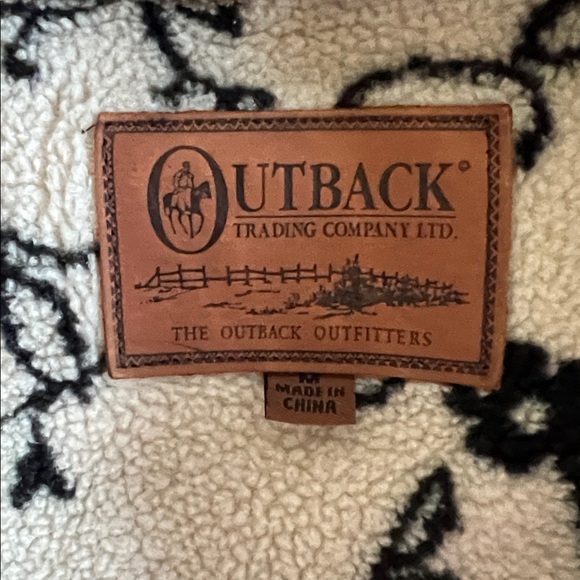 Outback Trading Co horse lovers fleece zip-up size Medium - Picture 2 of 8